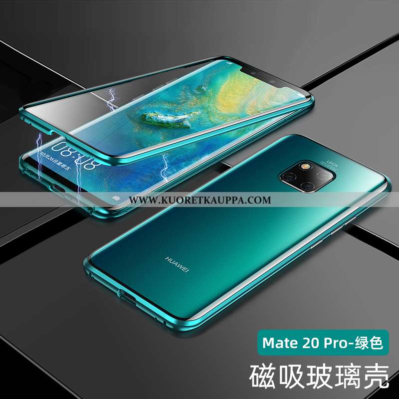 Kuori Huawei Mate 20 Pro, Kuoret Huawei Mate 20 Pro, Kotelo Huawei Mate 20 Pro Suuntaus Metalli Vihr