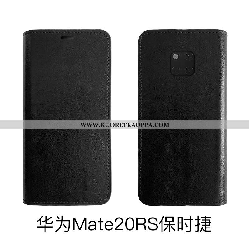Kuori Huawei Mate 20 Rs, Kuoret Huawei Mate 20 Rs, Kotelo Huawei Mate 20 Rs Aito Nahka Suojaus Nahka