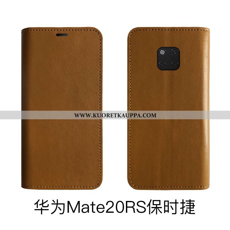 Kuori Huawei Mate 20 Rs, Kuoret Huawei Mate 20 Rs, Kotelo Huawei Mate 20 Rs Aito Nahka Suojaus Nahka