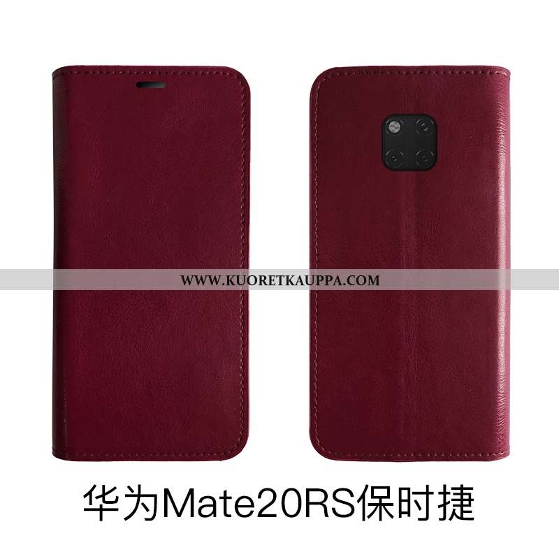 Kuori Huawei Mate 20 Rs, Kuoret Huawei Mate 20 Rs, Kotelo Huawei Mate 20 Rs Aito Nahka Suojaus Nahka