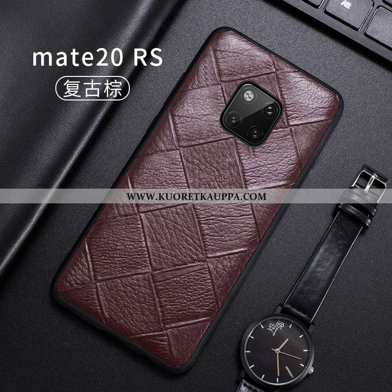 Kuori Huawei Mate 20 Rs, Kuoret Huawei Mate 20 Rs, Kotelo Huawei Mate 20 Rs Nahka Suuntaus Pehmeä Ne