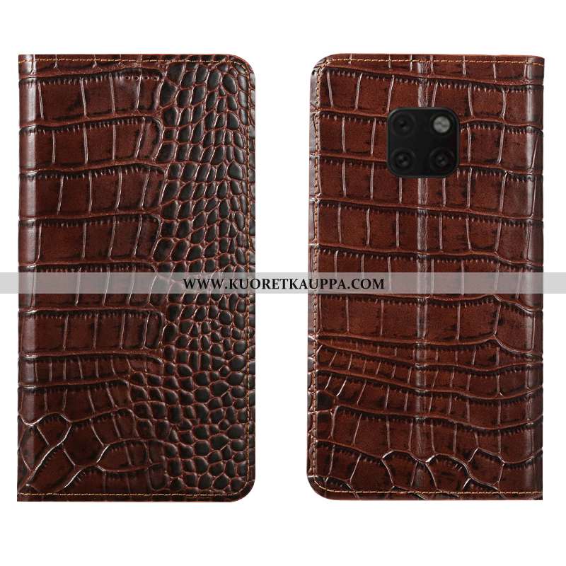 Kuori Huawei Mate 20 Rs, Kuoret Huawei Mate 20 Rs, Kotelo Huawei Mate 20 Rs Suojaus Nahkakuori Kukka