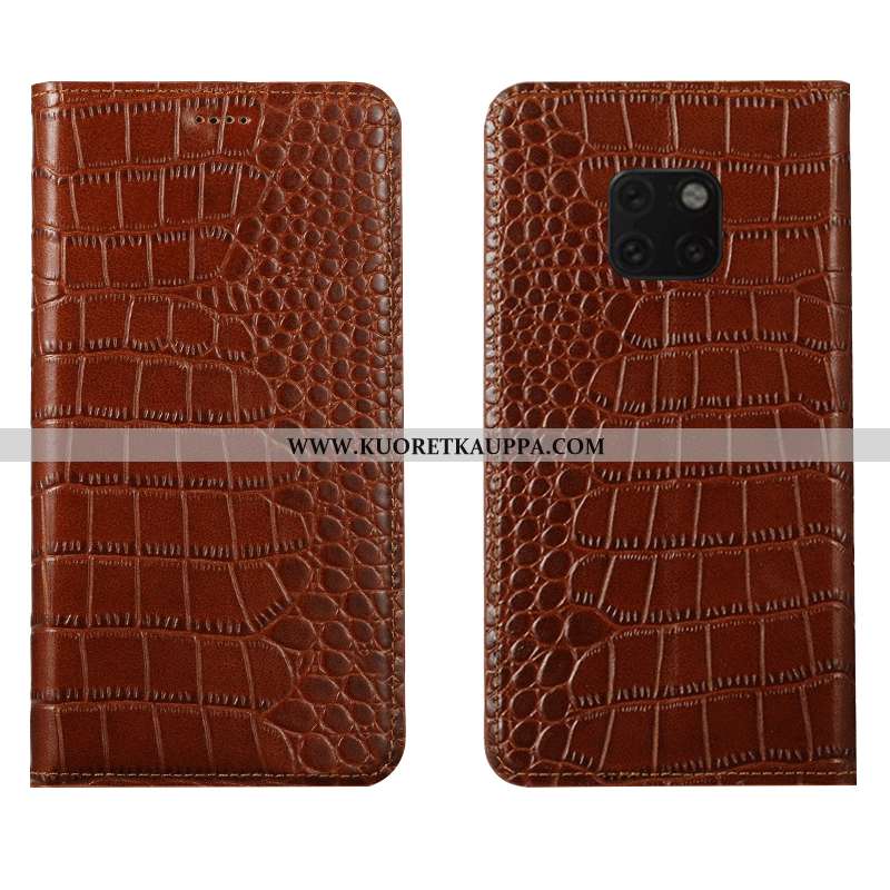Kuori Huawei Mate 20 Rs, Kuoret Huawei Mate 20 Rs, Kotelo Huawei Mate 20 Rs Suojaus Nahkakuori Kukka