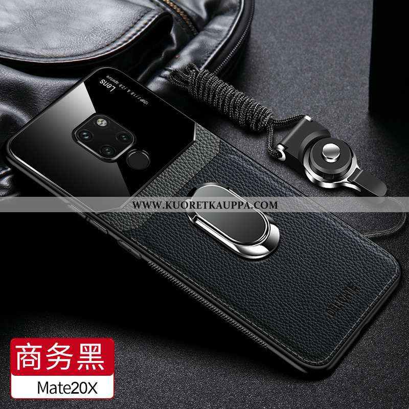 Kuori Huawei Mate 20 X, Kuoret Huawei Mate 20 X, Kotelo Huawei Mate 20 X Nahkakuori Pesty Suede Pehm