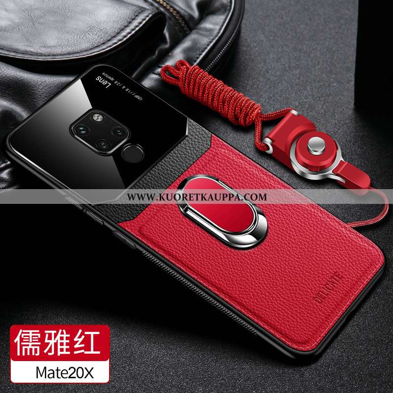 Kuori Huawei Mate 20 X, Kuoret Huawei Mate 20 X, Kotelo Huawei Mate 20 X Nahkakuori Pesty Suede Pehm