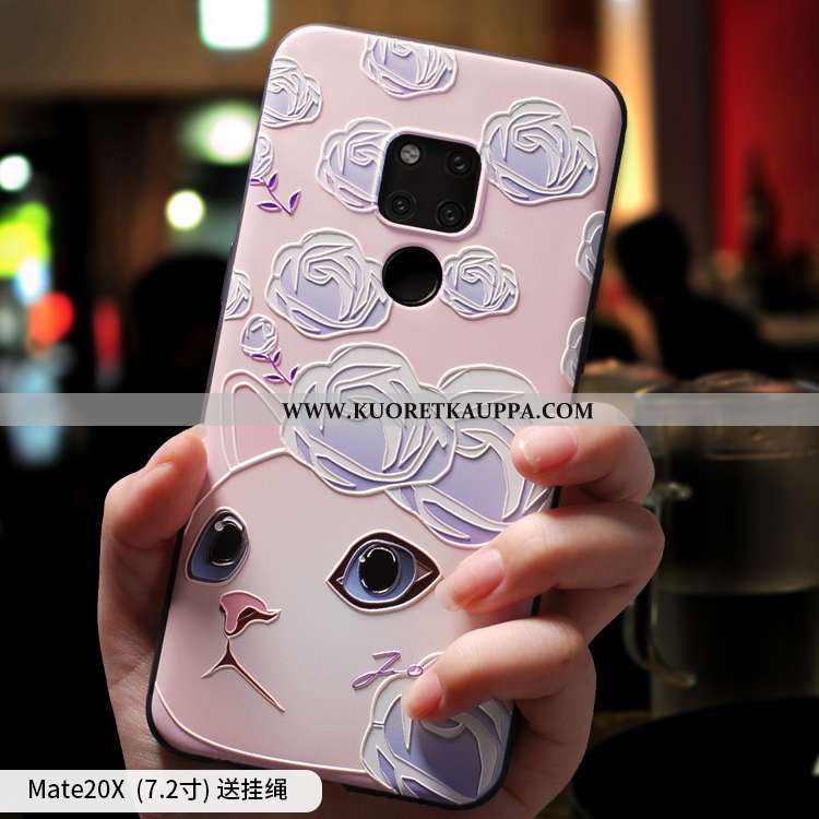Kuori Huawei Mate 20 X, Kuoret Huawei Mate 20 X, Kotelo Huawei Mate 20 X Silikoni All Inclusive Puhe
