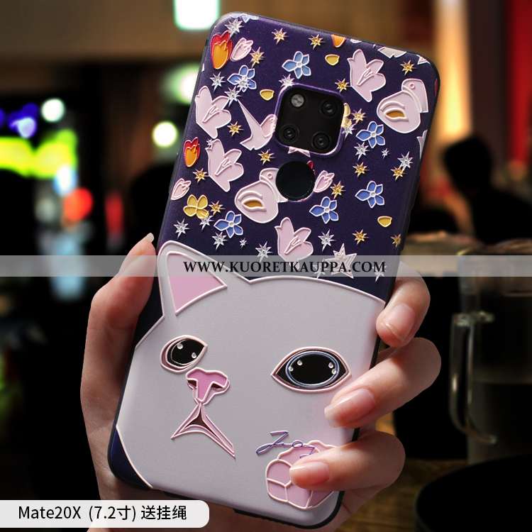 Kuori Huawei Mate 20 X, Kuoret Huawei Mate 20 X, Kotelo Huawei Mate 20 X Silikoni All Inclusive Puhe