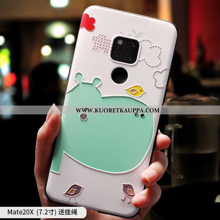 Kuori Huawei Mate 20 X, Kuoret Huawei Mate 20 X, Kotelo Huawei Mate 20 X Silikoni All Inclusive Puhe