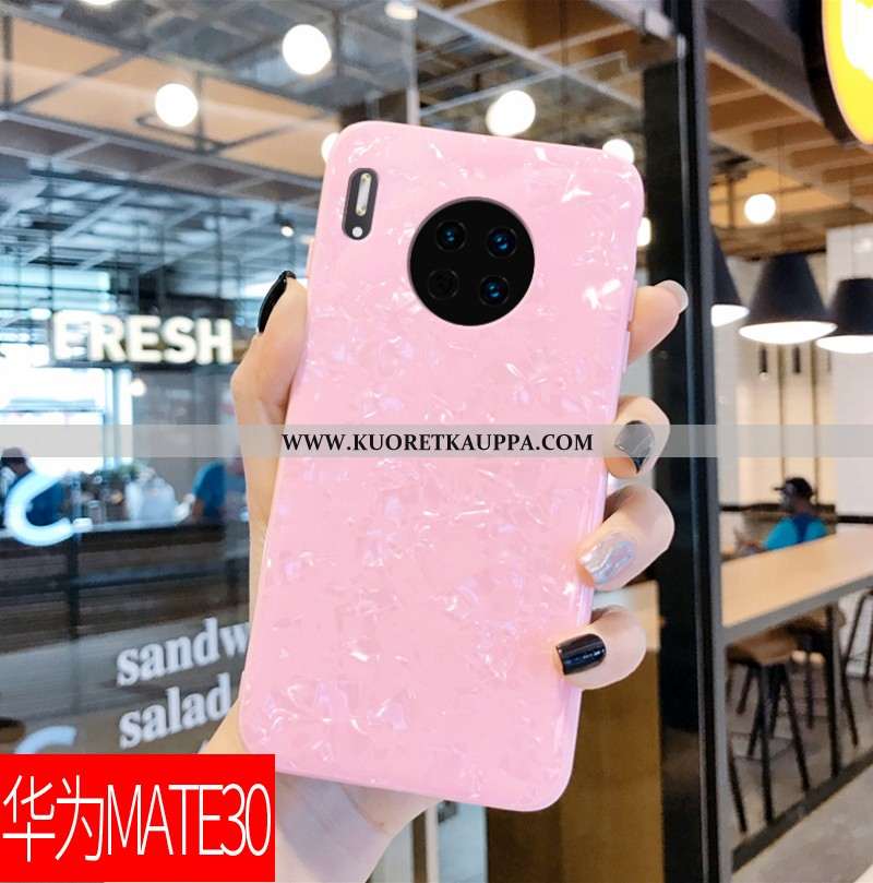 Kuori Huawei Mate 30, Kuoret Huawei Mate 30, Kotelo Huawei Mate 30 Ihana Kukkakuvio Jauhe Valkoinen 