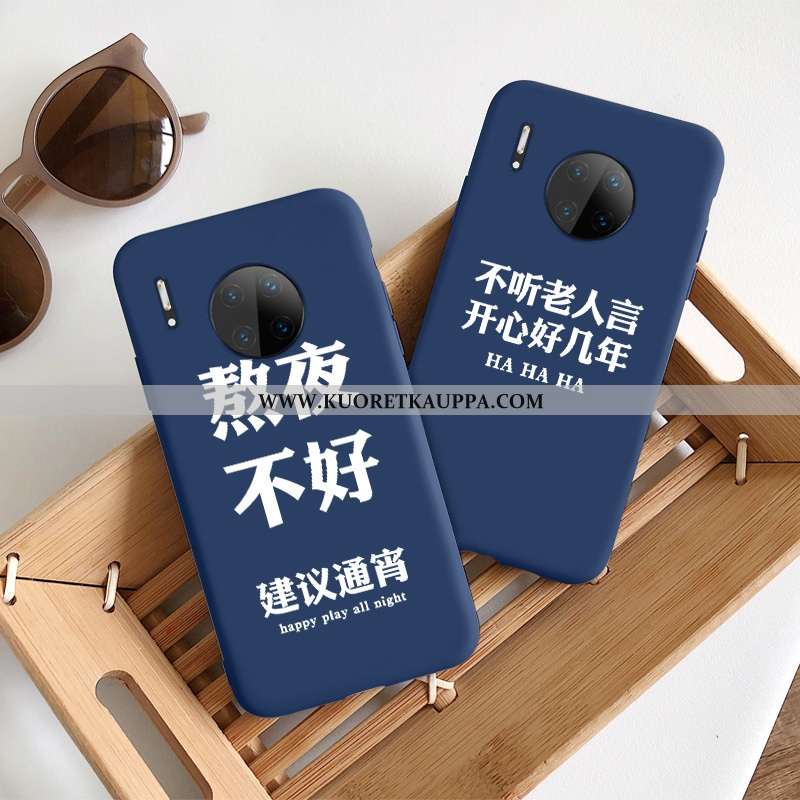 Kuori Huawei Mate 30, Kuoret Huawei Mate 30, Kotelo Huawei Mate 30 Luova Silikoni Sininen Suojaus Ne