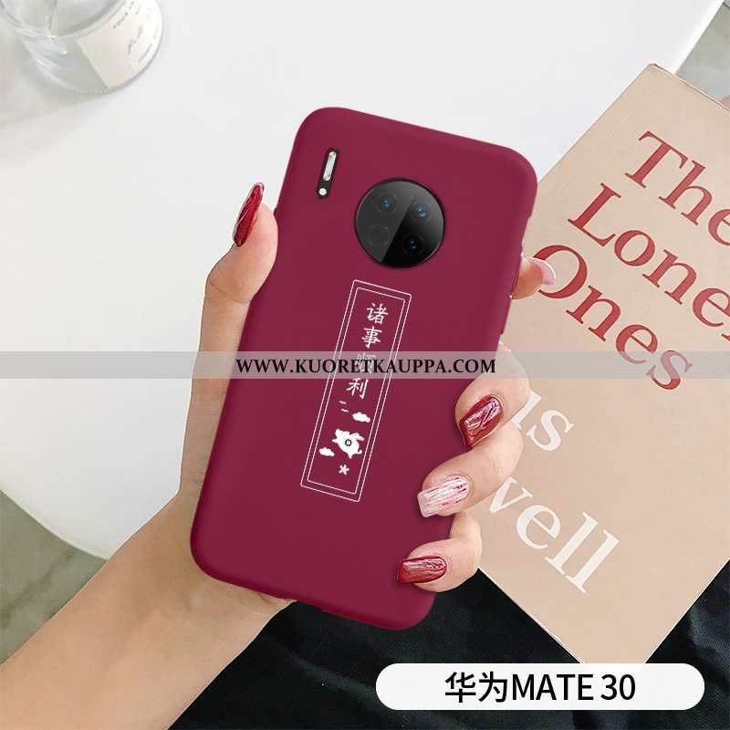 Kuori Huawei Mate 30, Kuoret Huawei Mate 30, Kotelo Huawei Mate 30 Luova Suuntaus Pesty Suede Tila P