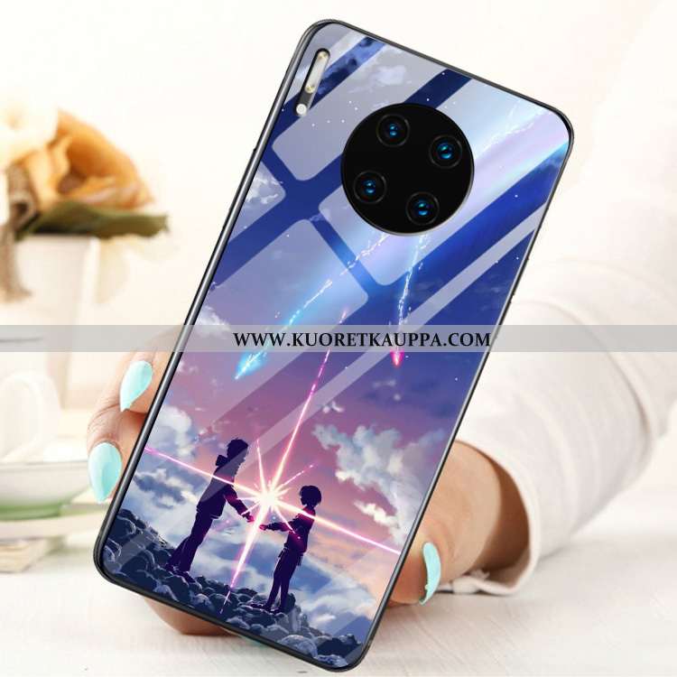 Kuori Huawei Mate 30, Kuoret Huawei Mate 30, Kotelo Huawei Mate 30 Näytönsuojus Suuntaus Karkaisu Su