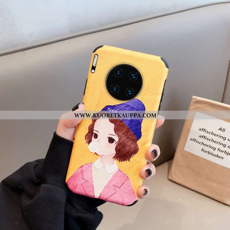 Kuori Huawei Mate 30, Kuoret Huawei Mate 30, Kotelo Huawei Mate 30 Pehmeä Neste Pesty Suede Puhelime