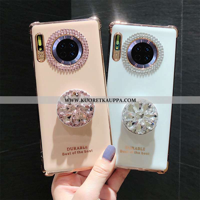 Kuori Huawei Mate 30, Kuoret Huawei Mate 30, Kotelo Huawei Mate 30 Pehmeä Neste Silikoni Valkoinen L