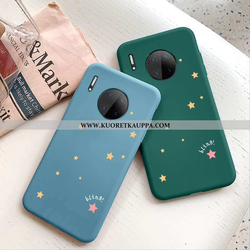 Kuori Huawei Mate 30, Kuoret Huawei Mate 30, Kotelo Huawei Mate 30 Silikoni Persoonallisuus Sininen 