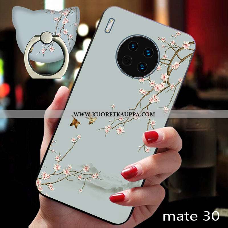 Kuori Huawei Mate 30, Kuoret Huawei Mate 30, Kotelo Huawei Mate 30 Silikoni Suojaus Kohokuviointi Si