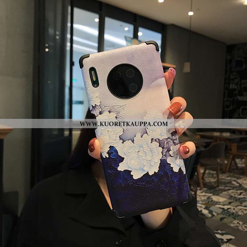 Kuori Huawei Mate 30, Kuoret Huawei Mate 30, Kotelo Huawei Mate 30 Silikoni Suojaus Murtumaton Kukka