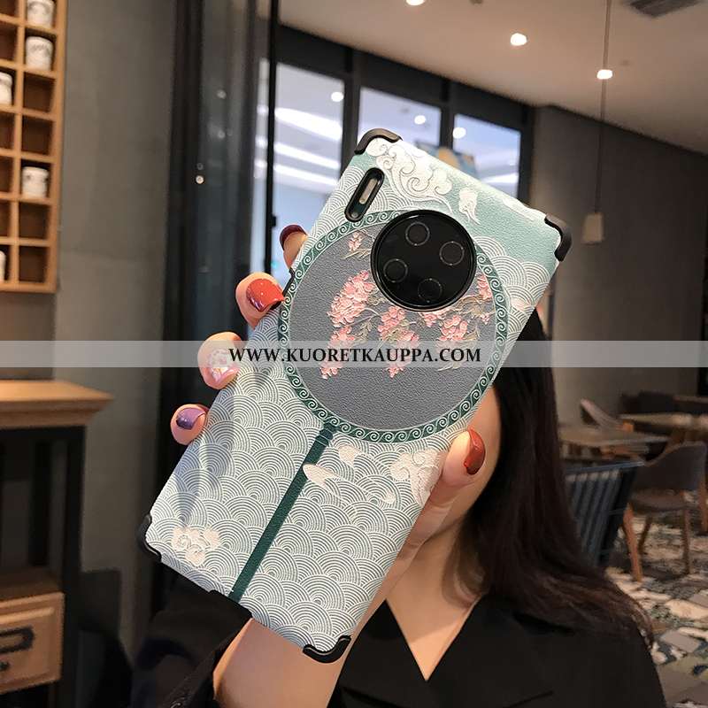 Kuori Huawei Mate 30, Kuoret Huawei Mate 30, Kotelo Huawei Mate 30 Silikoni Suojaus Murtumaton Kukka