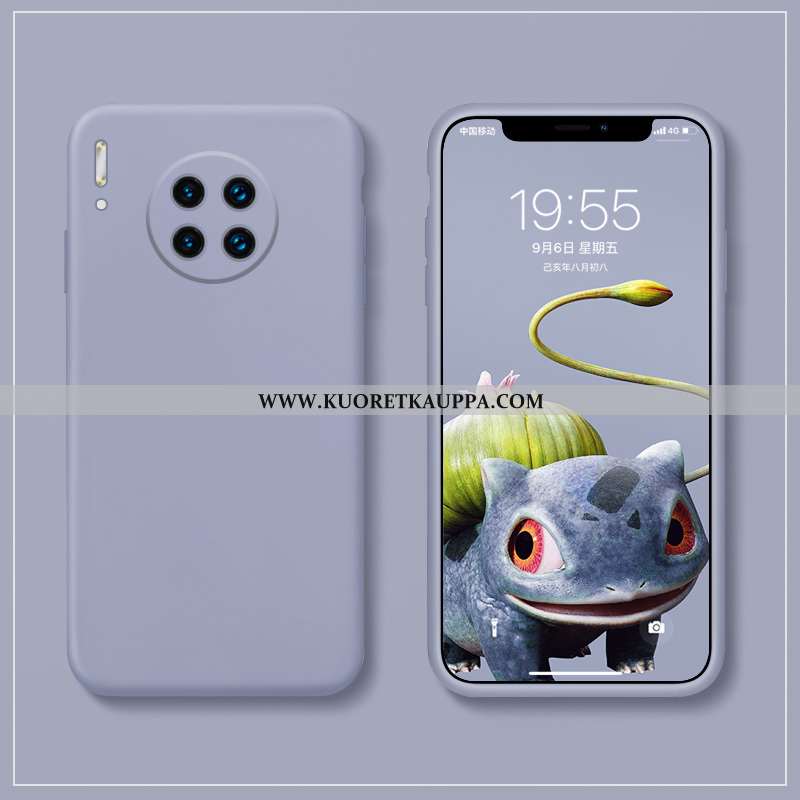 Kuori Huawei Mate 30, Kuoret Huawei Mate 30, Kotelo Huawei Mate 30 Silikoni Suojaus Pesty Suede Sini
