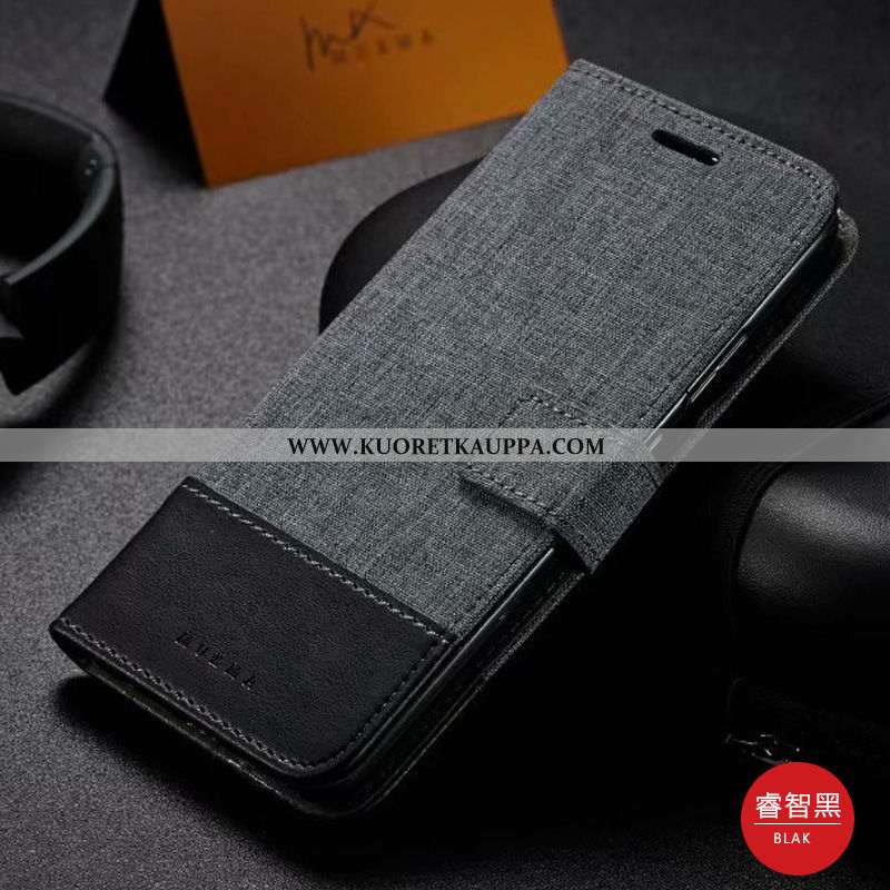 Kuori Huawei Mate 30, Kuoret Huawei Mate 30, Kotelo Huawei Mate 30 Suojaus Nahkakuori Luova Mustat