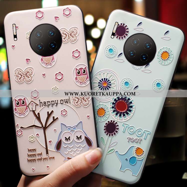 Kuori Huawei Mate 30, Kuoret Huawei Mate 30, Kotelo Huawei Mate 30 Suojaus Pesty Suede Suuntaus Sili