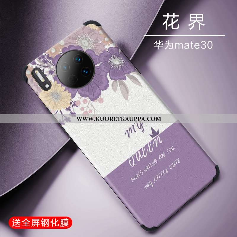 Kuori Huawei Mate 30, Kuoret Huawei Mate 30, Kotelo Huawei Mate 30 Valo Silikoni Pehmeä Neste Suojau