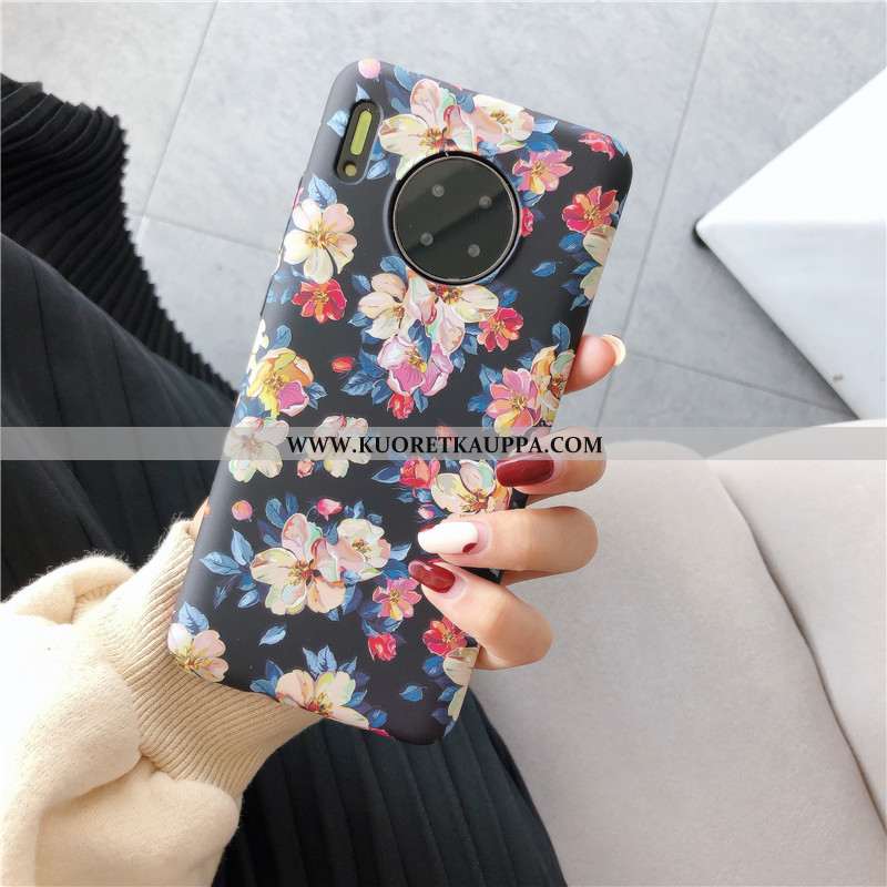 Kuori Huawei Mate 30, Kuoret Huawei Mate 30, Kotelo Huawei Mate 30 Valo Suojaus Ultra Kukka Keltaise