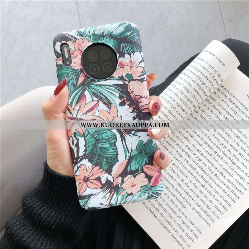 Kuori Huawei Mate 30, Kuoret Huawei Mate 30, Kotelo Huawei Mate 30 Valo Suojaus Ultra Kukka Keltaise