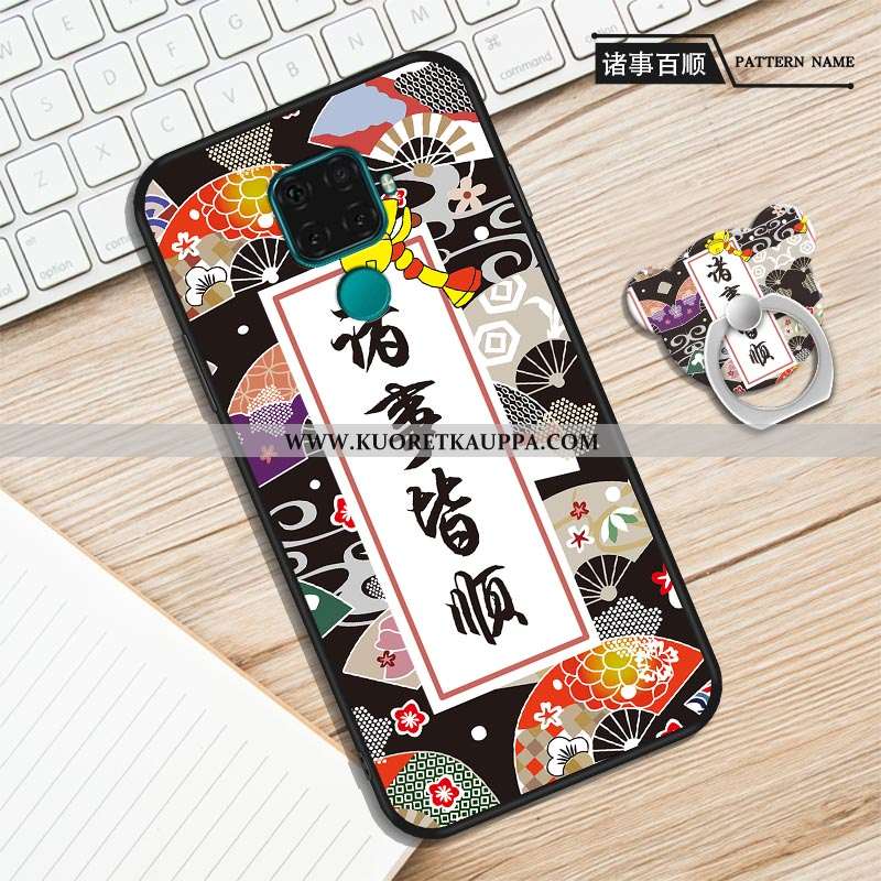 Kuori Huawei Mate 30 Lite, Kuoret Huawei Mate 30 Lite, Kotelo Huawei Mate 30 Lite Pesty Suede Sarjak