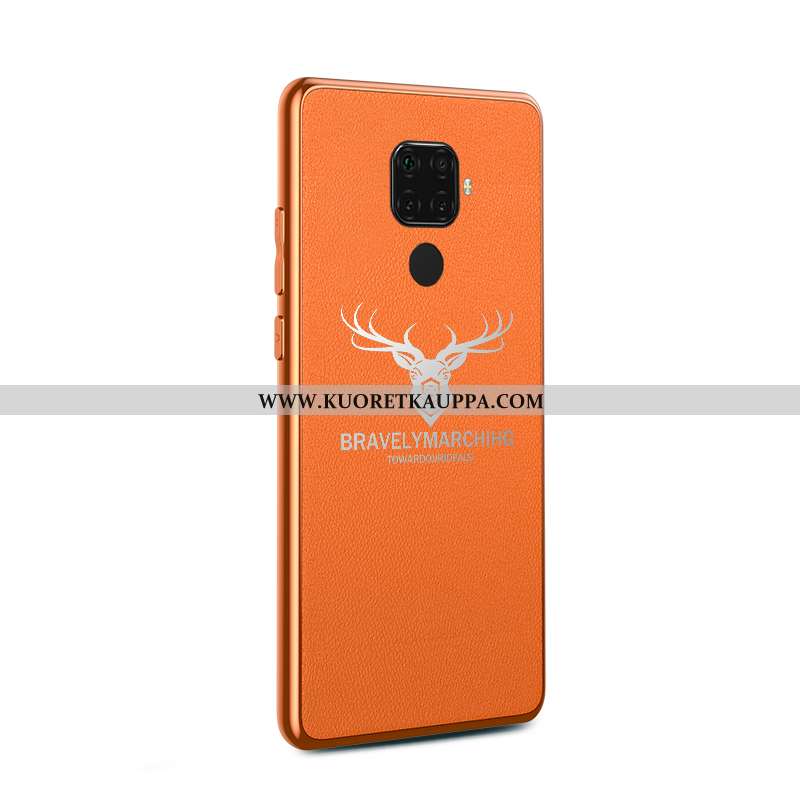 Kuori Huawei Mate 30 Lite, Kuoret Huawei Mate 30 Lite, Kotelo Huawei Mate 30 Lite Tila Nahka Puhelim