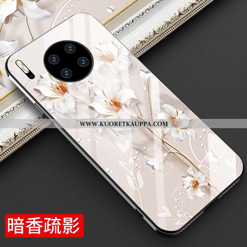 Kuori Huawei Mate 30 Pro, Kuoret Huawei Mate 30 Pro, Kotelo Huawei Mate 30 Pro Kukkia Suuntaus Puhel
