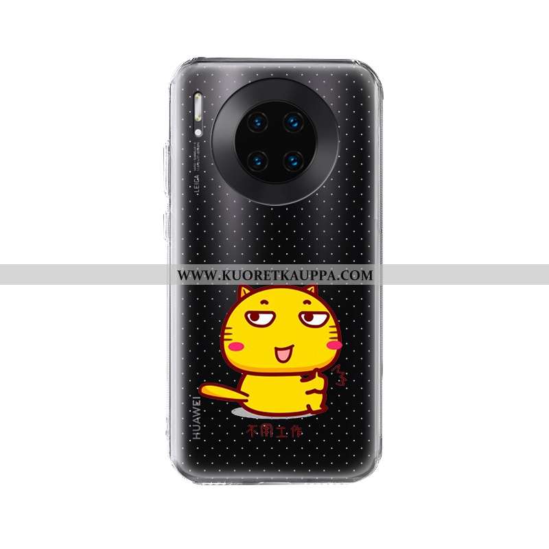 Kuori Huawei Mate 30 Pro, Kuoret Huawei Mate 30 Pro, Kotelo Huawei Mate 30 Pro Luova Silikoni Läpinä