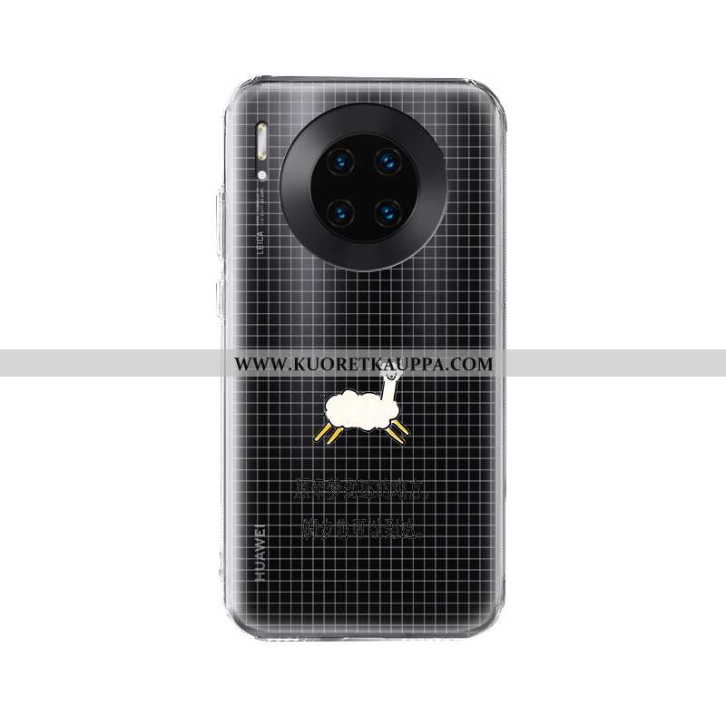 Kuori Huawei Mate 30 Pro, Kuoret Huawei Mate 30 Pro, Kotelo Huawei Mate 30 Pro Luova Silikoni Läpinä