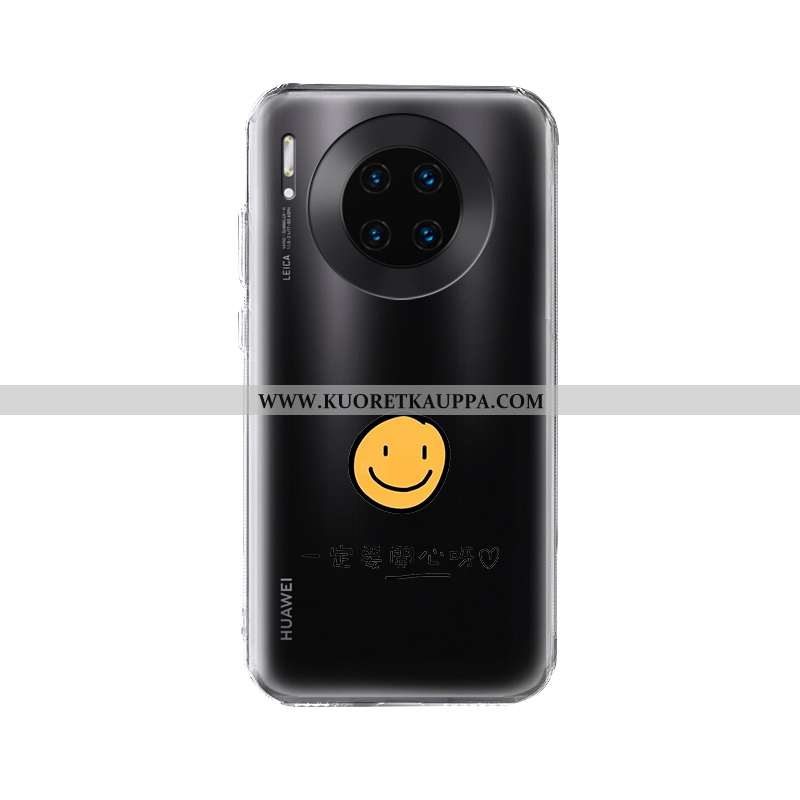 Kuori Huawei Mate 30 Pro, Kuoret Huawei Mate 30 Pro, Kotelo Huawei Mate 30 Pro Luova Silikoni Läpinä
