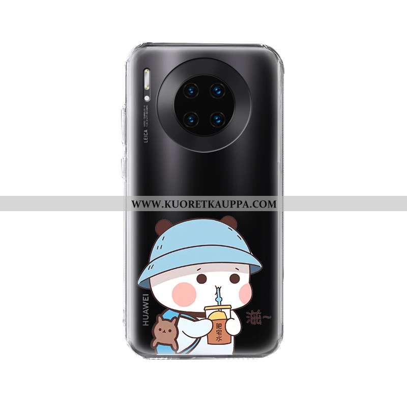 Kuori Huawei Mate 30 Pro, Kuoret Huawei Mate 30 Pro, Kotelo Huawei Mate 30 Pro Luova Silikoni Läpinä