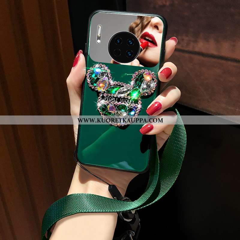 Kuori Huawei Mate 30 Pro, Kuoret Huawei Mate 30 Pro, Kotelo Huawei Mate 30 Pro Sarjakuva Ihana Vihre