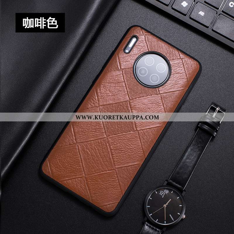 Kuori Huawei Mate 30 Pro, Kuoret Huawei Mate 30 Pro, Kotelo Huawei Mate 30 Pro Valo Nahkakuori Aito 