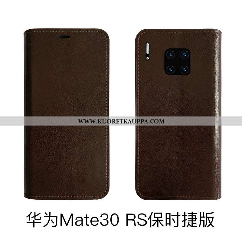 Kuori Huawei Mate 30 Rs, Kuoret Huawei Mate 30 Rs, Kotelo Huawei Mate 30 Rs Aito Nahka Nahka Suojaus