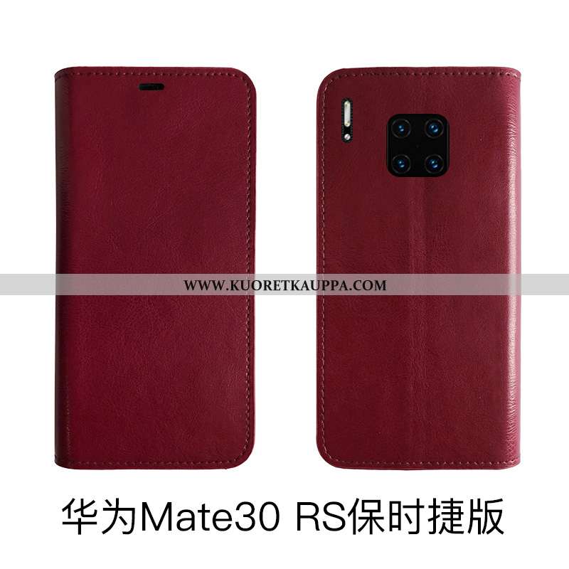Kuori Huawei Mate 30 Rs, Kuoret Huawei Mate 30 Rs, Kotelo Huawei Mate 30 Rs Aito Nahka Nahka Suojaus