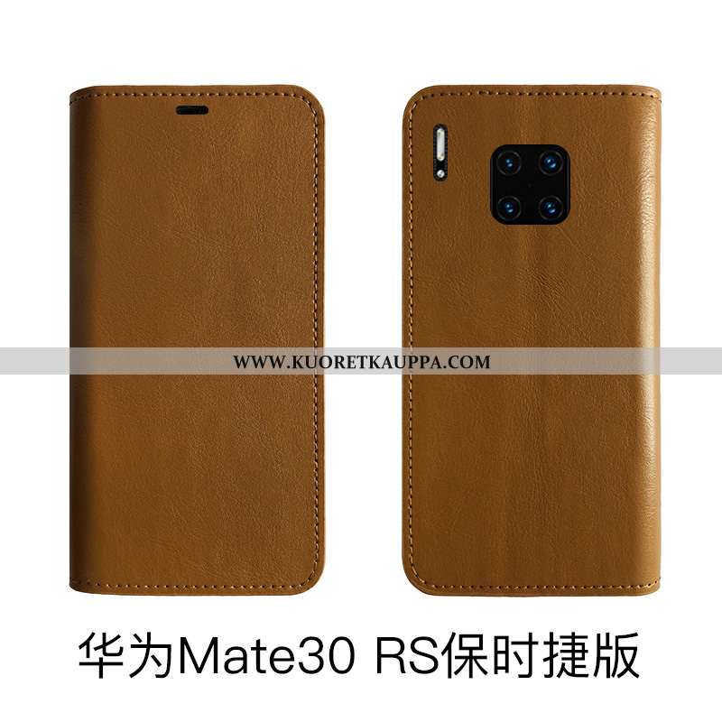 Kuori Huawei Mate 30 Rs, Kuoret Huawei Mate 30 Rs, Kotelo Huawei Mate 30 Rs Aito Nahka Nahka Suojaus