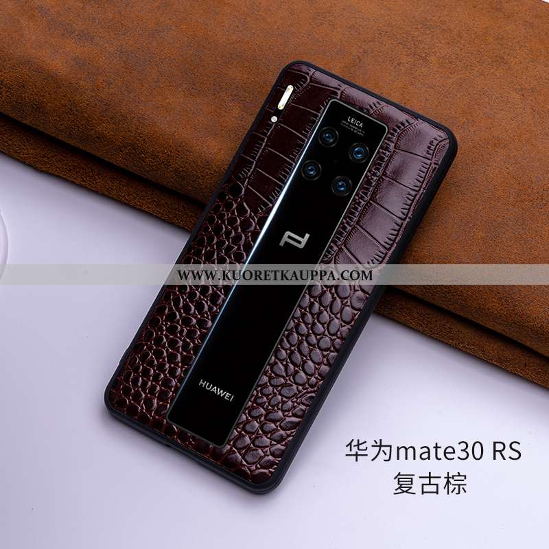 Kuori Huawei Mate 30 Rs, Kuoret Huawei Mate 30 Rs, Kotelo Huawei Mate 30 Rs Aito Nahka Nahka Viini P