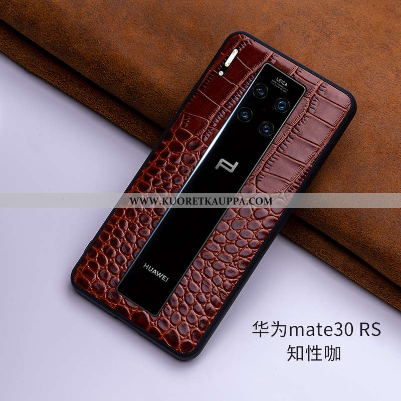 Kuori Huawei Mate 30 Rs, Kuoret Huawei Mate 30 Rs, Kotelo Huawei Mate 30 Rs Aito Nahka Nahka Viini P