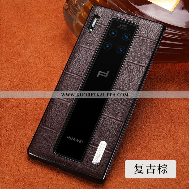 Kuori Huawei Mate 30 Rs, Kuoret Huawei Mate 30 Rs, Kotelo Huawei Mate 30 Rs Nahkakuori Luova Liiketo