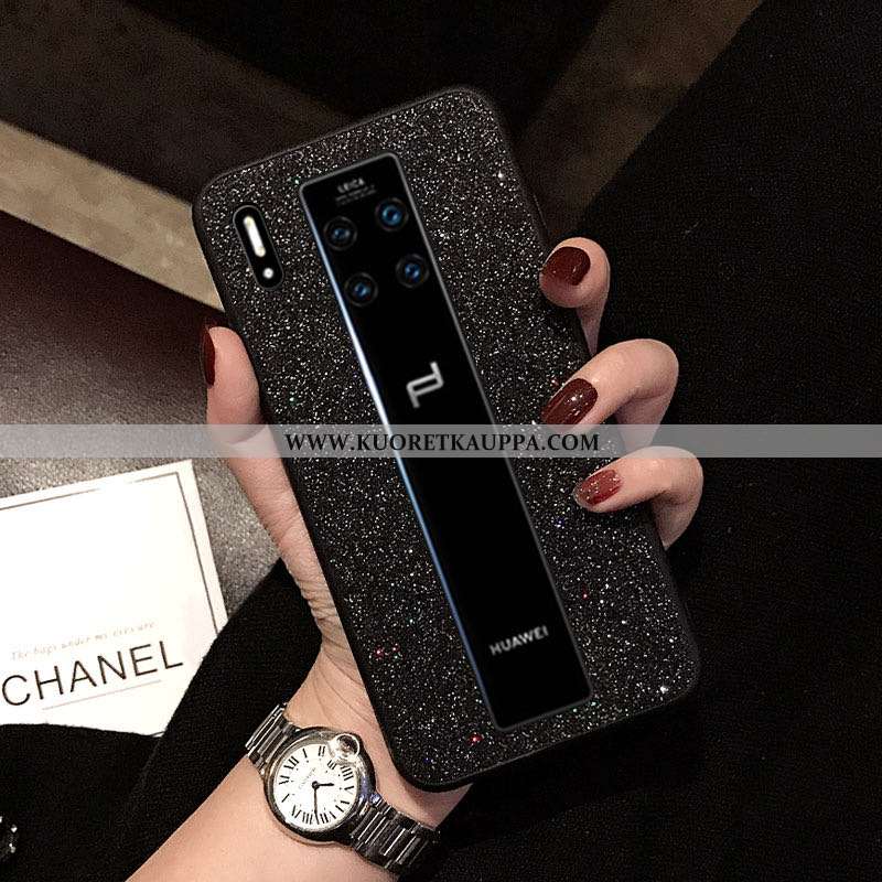 Kuori Huawei Mate 30 Rs, Kuoret Huawei Mate 30 Rs, Kotelo Huawei Mate 30 Rs Valo Suojaus Musta Ultra