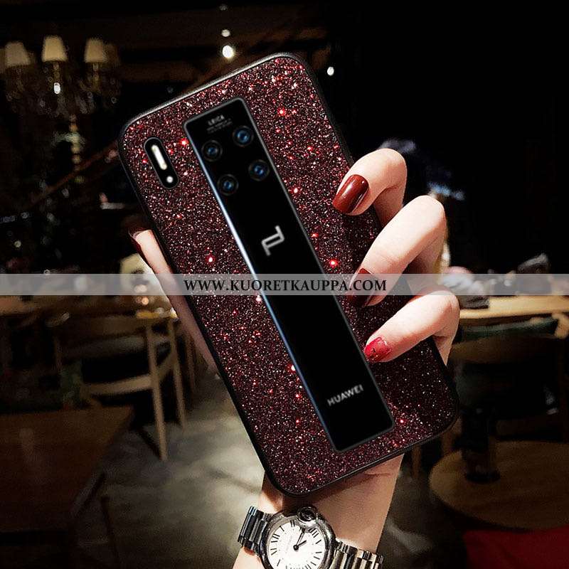 Kuori Huawei Mate 30 Rs, Kuoret Huawei Mate 30 Rs, Kotelo Huawei Mate 30 Rs Valo Suojaus Musta Ultra