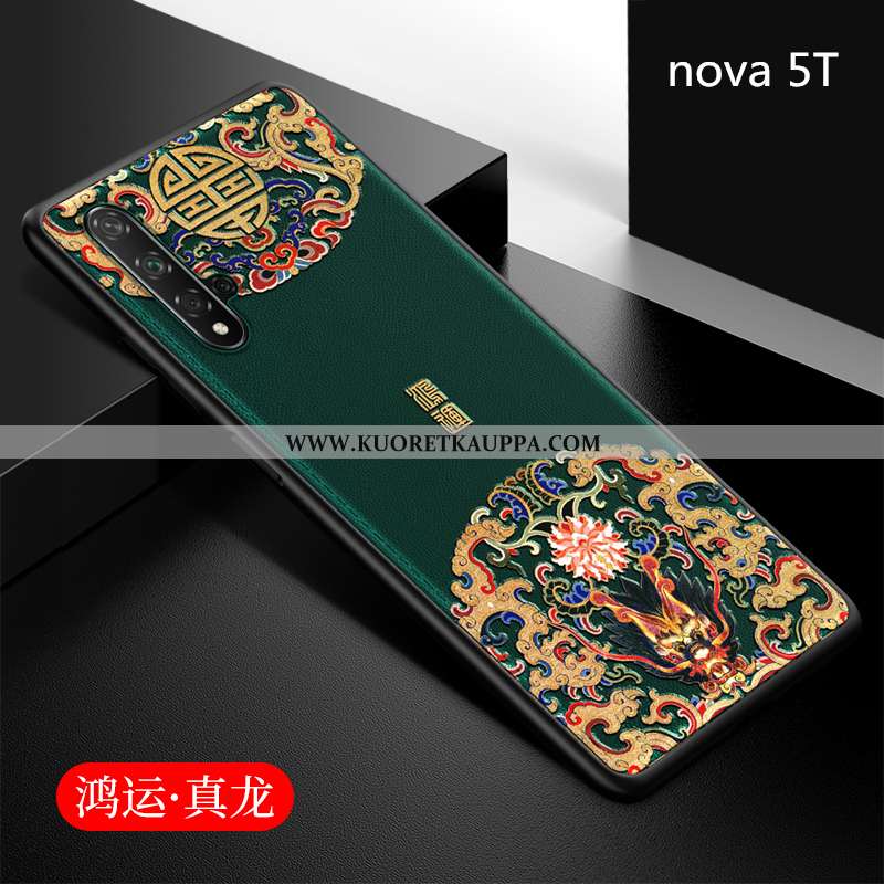 Kuori Huawei Nova 5t, Kuoret Huawei Nova 5t, Kotelo Huawei Nova 5t Luova Suuntaus Silikoni Puhelimen