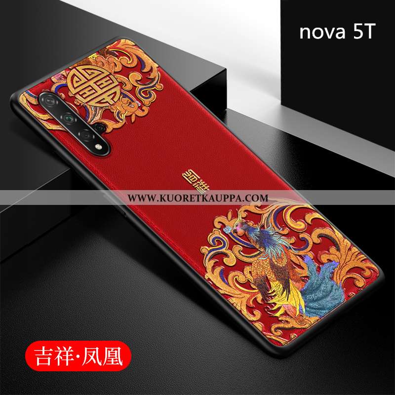 Kuori Huawei Nova 5t, Kuoret Huawei Nova 5t, Kotelo Huawei Nova 5t Luova Suuntaus Silikoni Puhelimen