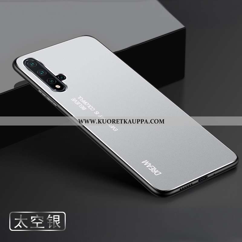 Kuori Huawei Nova 5t, Kuoret Huawei Nova 5t, Kotelo Huawei Nova 5t Metalli Pesty Suede Puhelimen Hop