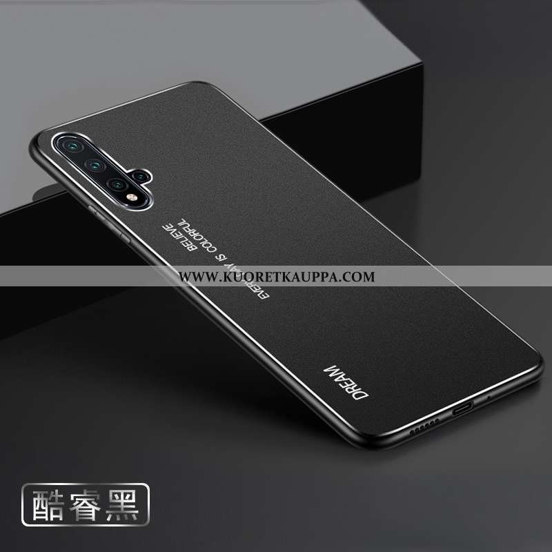 Kuori Huawei Nova 5t, Kuoret Huawei Nova 5t, Kotelo Huawei Nova 5t Metalli Pesty Suede Puhelimen Hop