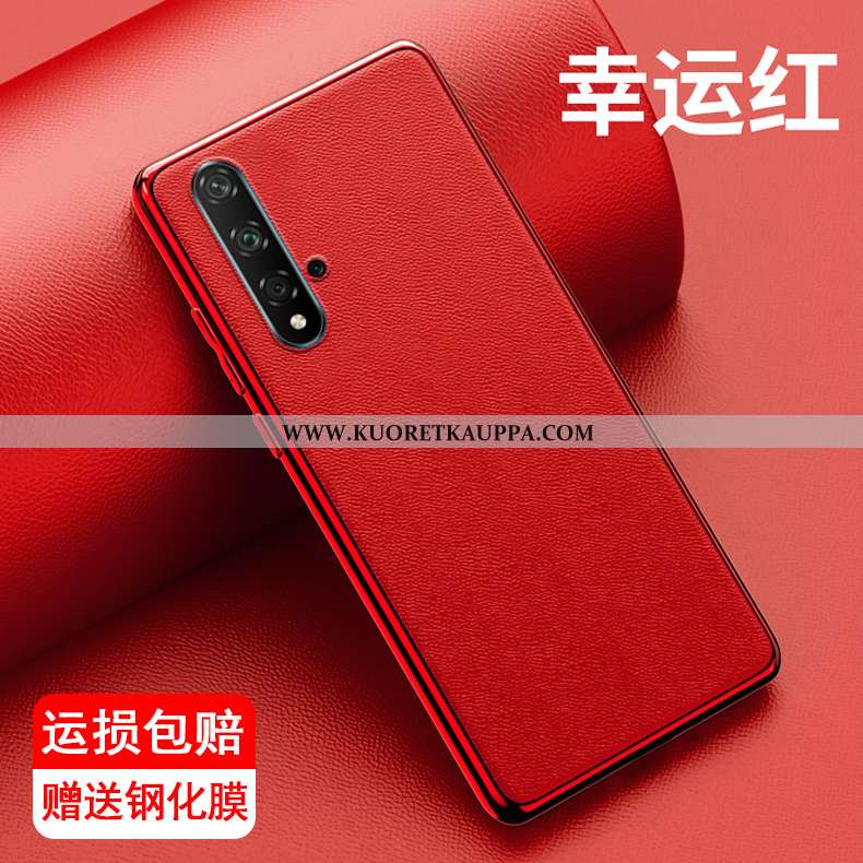 Kuori Huawei Nova 5t, Kuoret Huawei Nova 5t, Kotelo Huawei Nova 5t Nahka Kukkakuvio Puhelimen Pinnoi